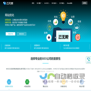 网站优化_百度SEO优化_关键词排名_SEO优化公司_云无限